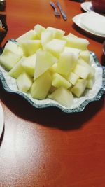 Close-up of food in plate