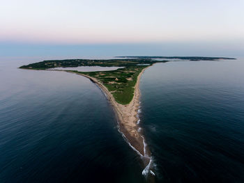 Block island overhead from north point