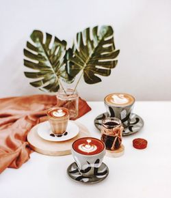 Close-up of food on table