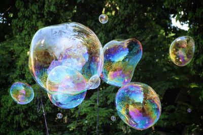 Close-up of bubbles