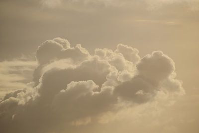 Low angle view of clouds in sky