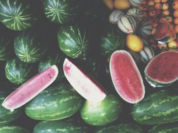 Full frame shot of multi colored peppers