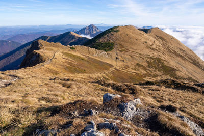 Landscape in mala fatra national park, slovakia