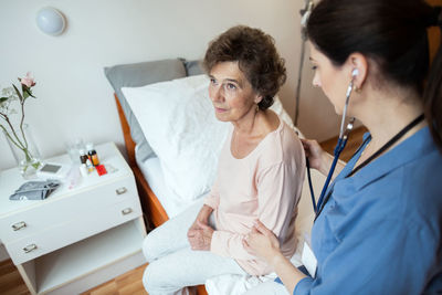 Women sitting in park