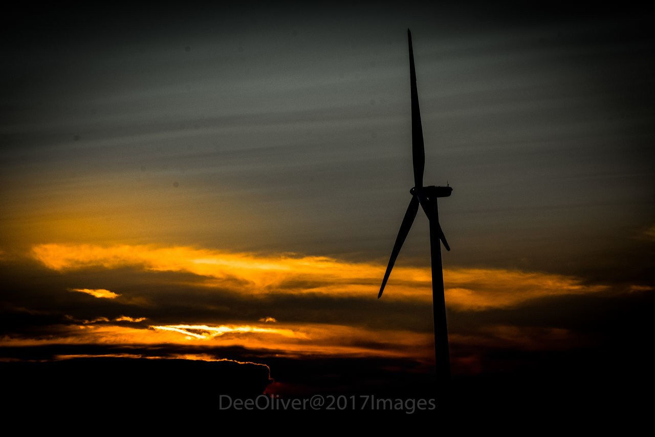 alternative energy, wind turbine, wind power, fuel and power generation, renewable energy, environmental conservation, sunset, windmill, cloud - sky, industrial windmill, silhouette, sky, technology, outdoors, nature, no people, traditional windmill, rural scene, power in nature, beauty in nature, day