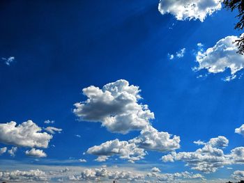 Low angle view of clouds in sky