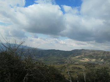 Scenic view of landscape against sky