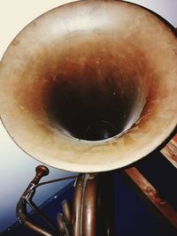 Close up of electric lamp