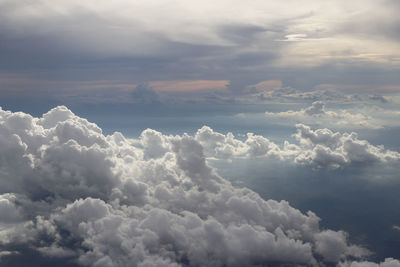 Low angle view of clouds in sky