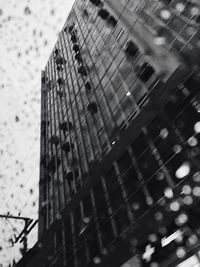 Low angle view of buildings in city