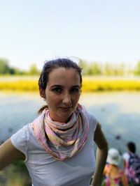 Portrait of a smiling woman