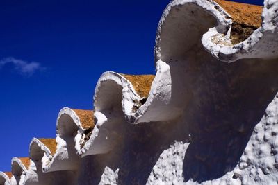 Low angle view of blue sky