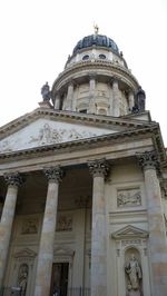 Low angle view of historical building