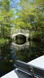 View of bridge with trees in background