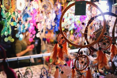 Dreamcatchers for sale at market