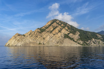 Scenery around a coastal area named cinque terre in liguria