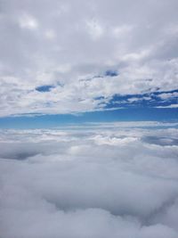 Scenic view of cloudy sky