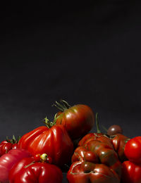 Close-up of tomatoes on table