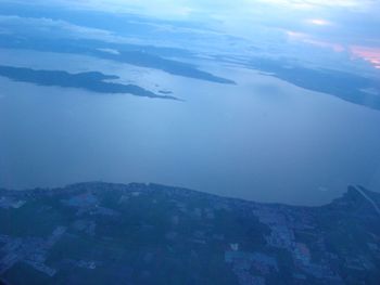 Aerial view of landscape