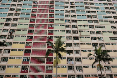 Low angle view of apartment building