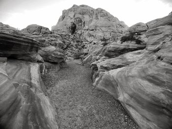 Low angle view of a mountain