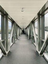 Empty corridor in airport