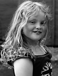 Portrait of young woman