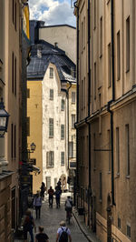 People in city