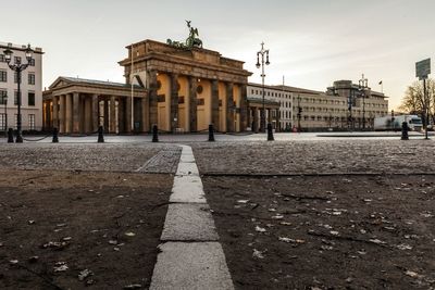 View of historical building in city
