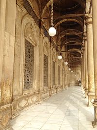 Corridor of building