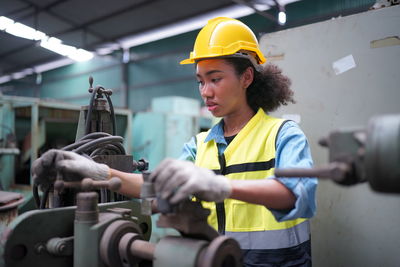 Man working in factory