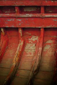 Close-up of wooden door