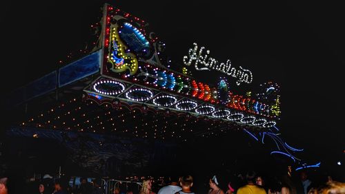 Crowd at night