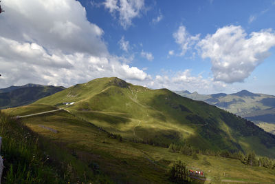 Scenic view of landscape against sky