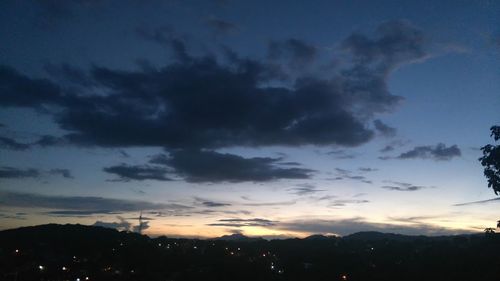 Low angle view of cloudy sky