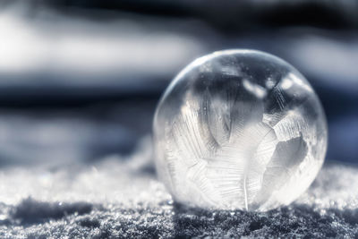 Close-up of a ball