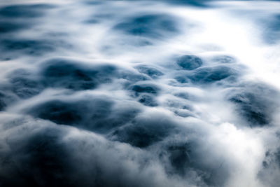 Low angle view of clouds in sky