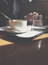 Close-up of drink on table