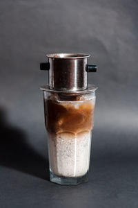 Close-up of drink on table