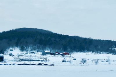 Farmland in winter