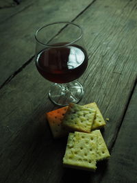 Close-up of drink on table