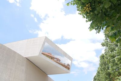 Low angle view of building against sky