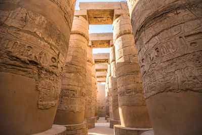 View of old ruins