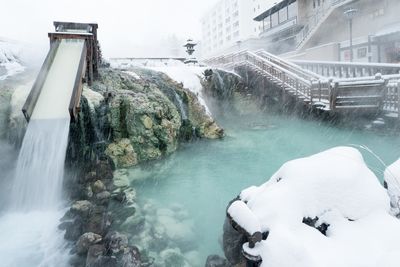 View of waterfall