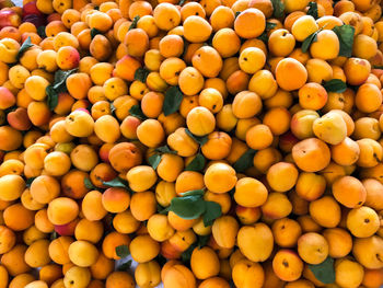 Full frame shot of fruits at market
