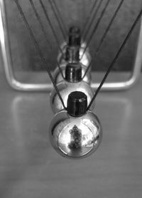 Close-up of a pendulum