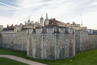 View of historic building against sky