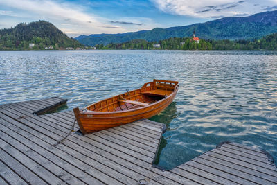 Boat in lake