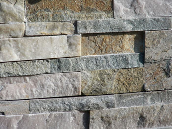 Full frame shot of stone wall