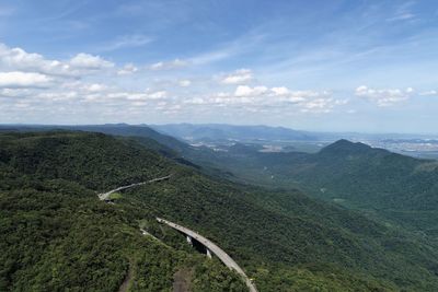 Panoramic view of landscape against sky